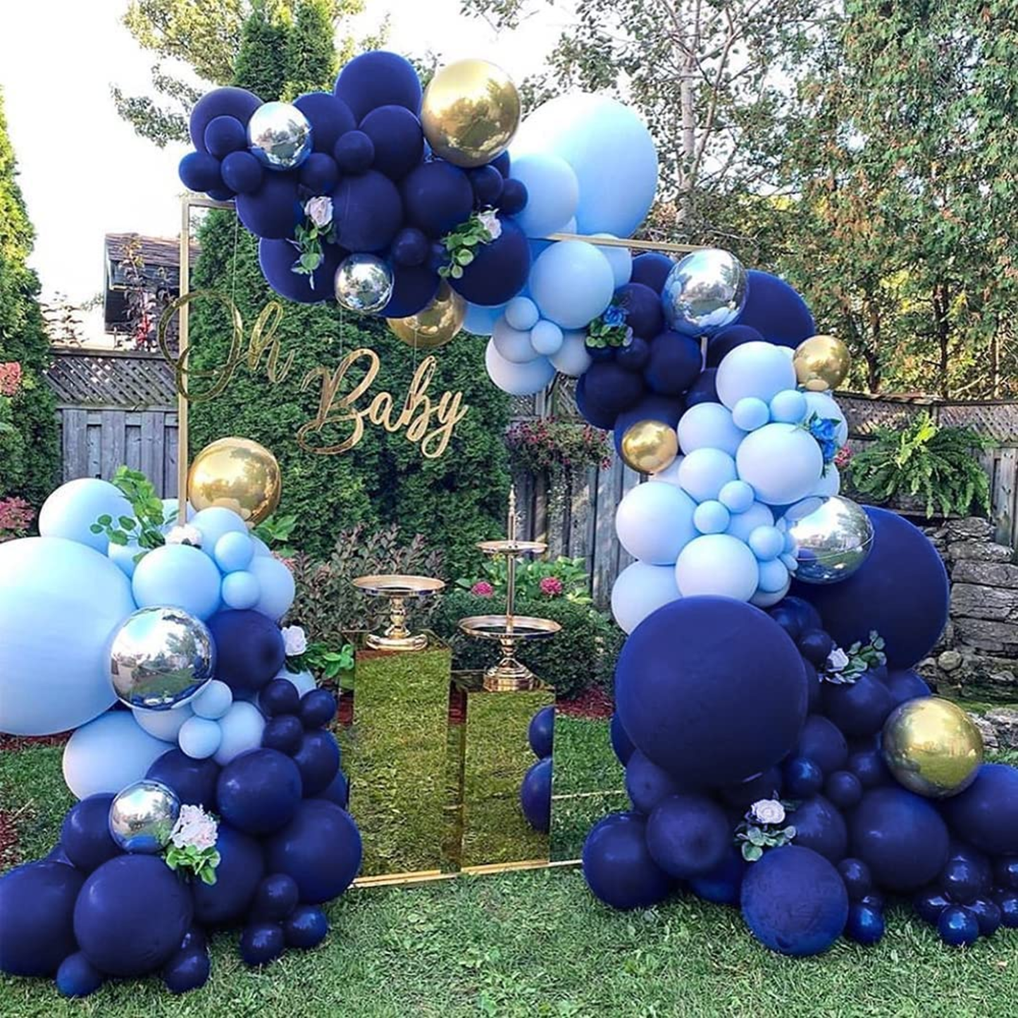 Light Blue Balloons Decorations