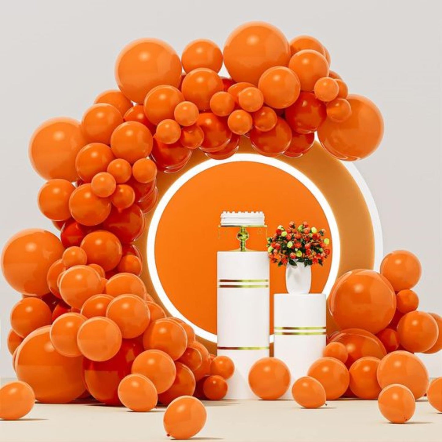 100 inch Giant Orange Balloons (20pcs)