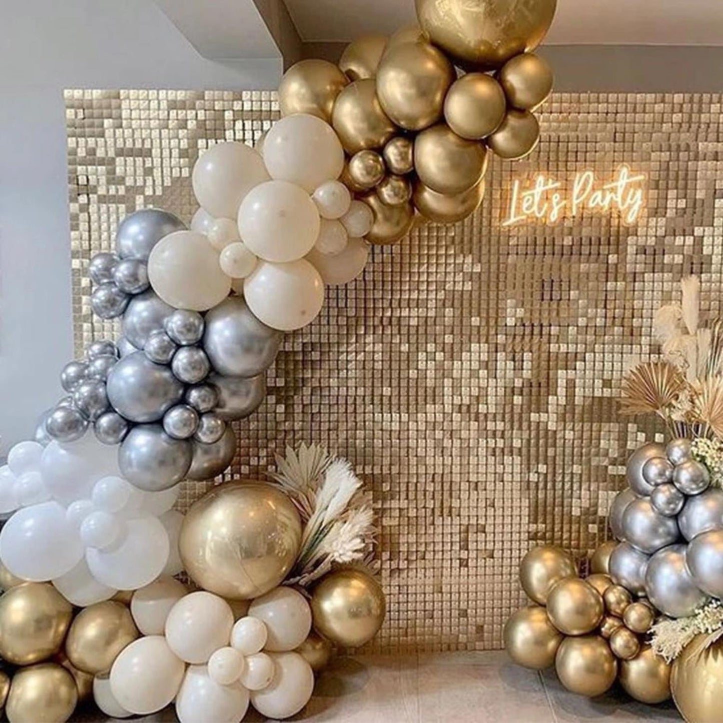 Silver Balloons Decorations