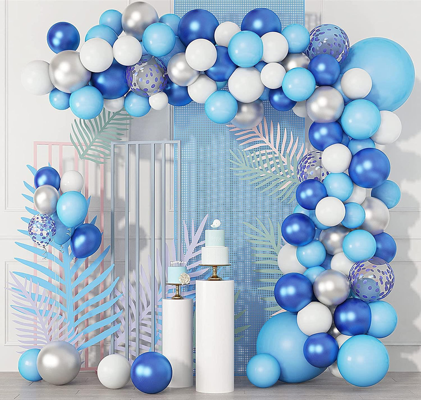 Light Blue Balloons Decorations