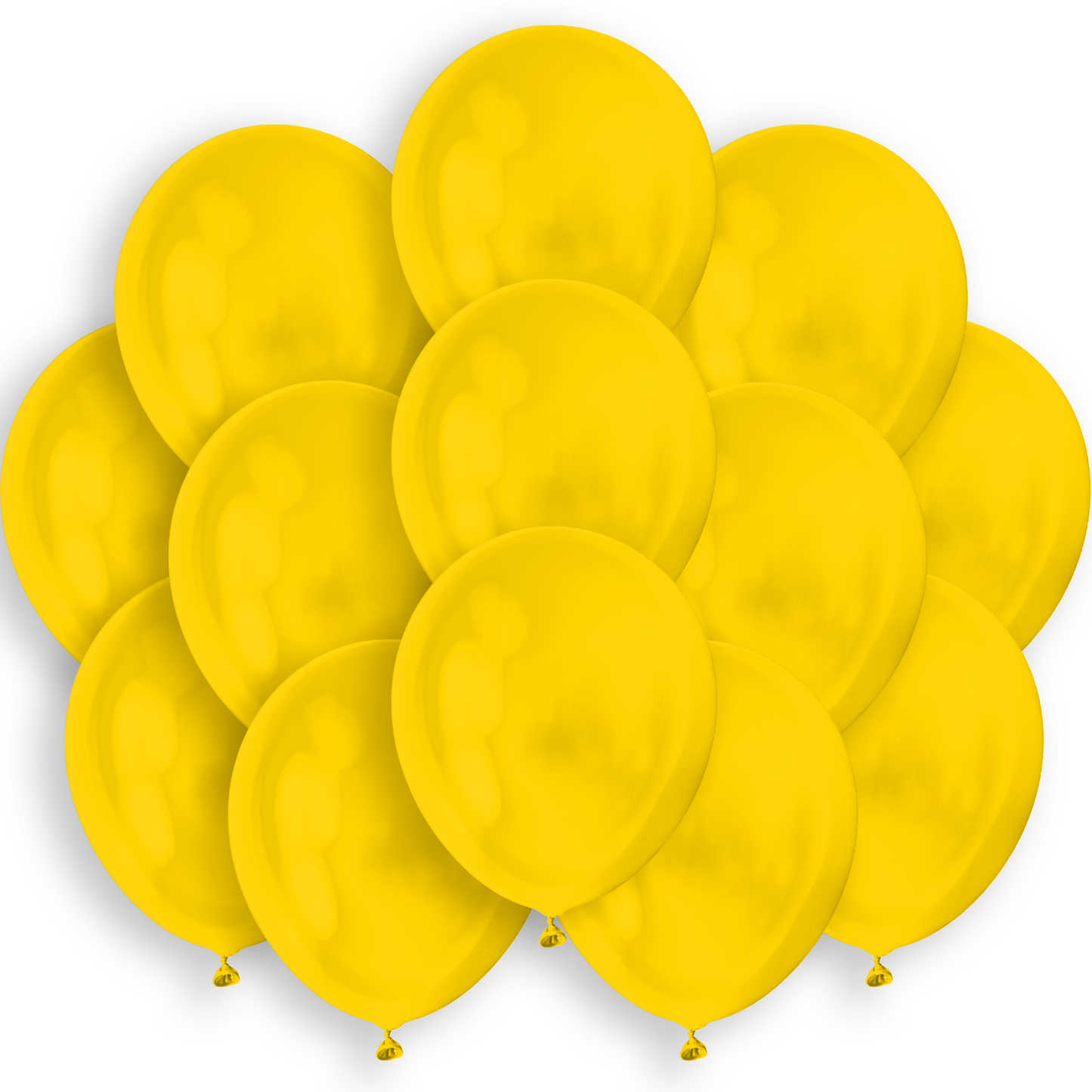 12 inches yellow balloons