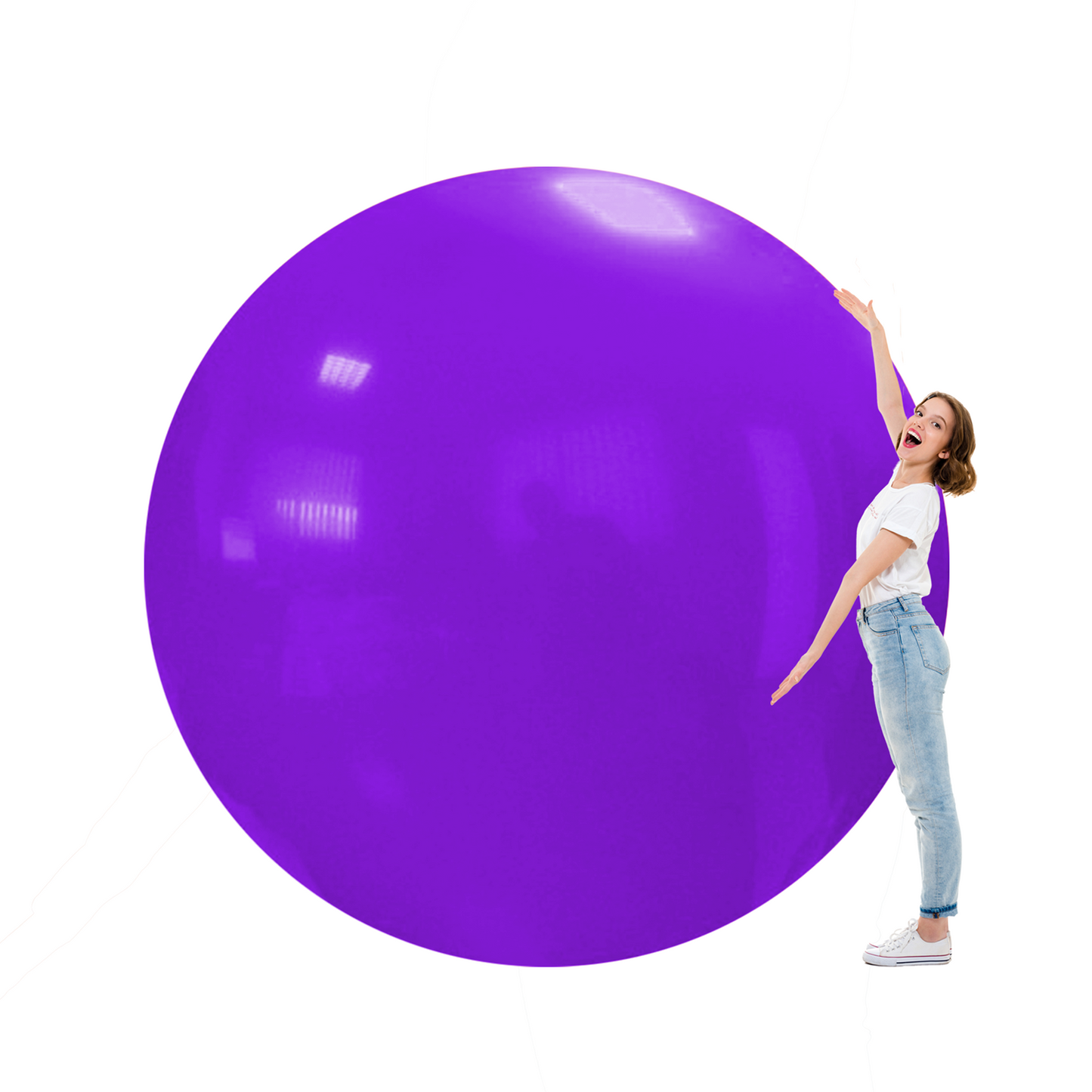100 inch Giant Purple Balloons (20pcs)