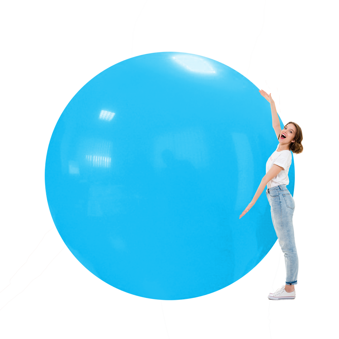 100 inch Giant Sky Blue Balloons (20pcs)