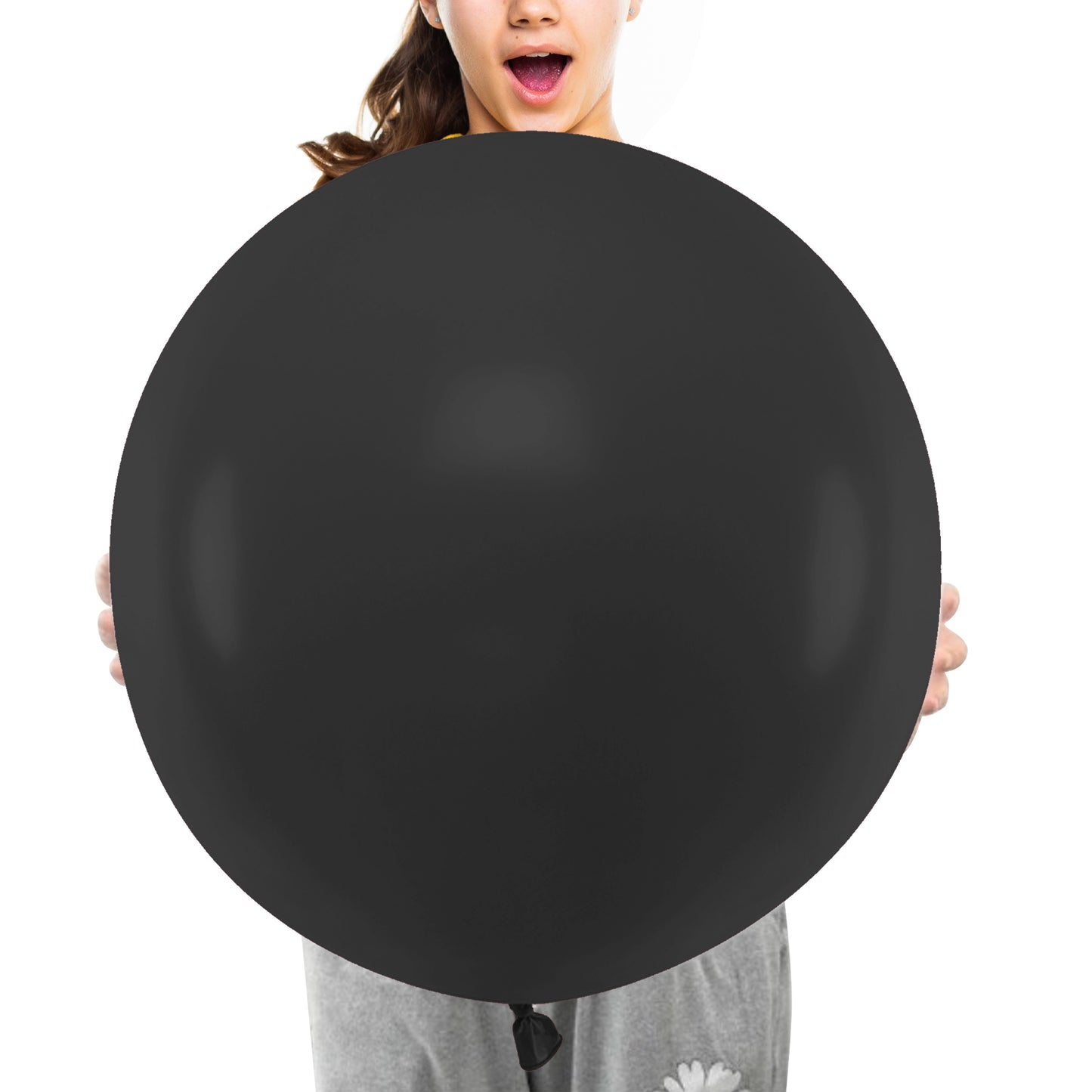 24" jet black wholesale balloons
