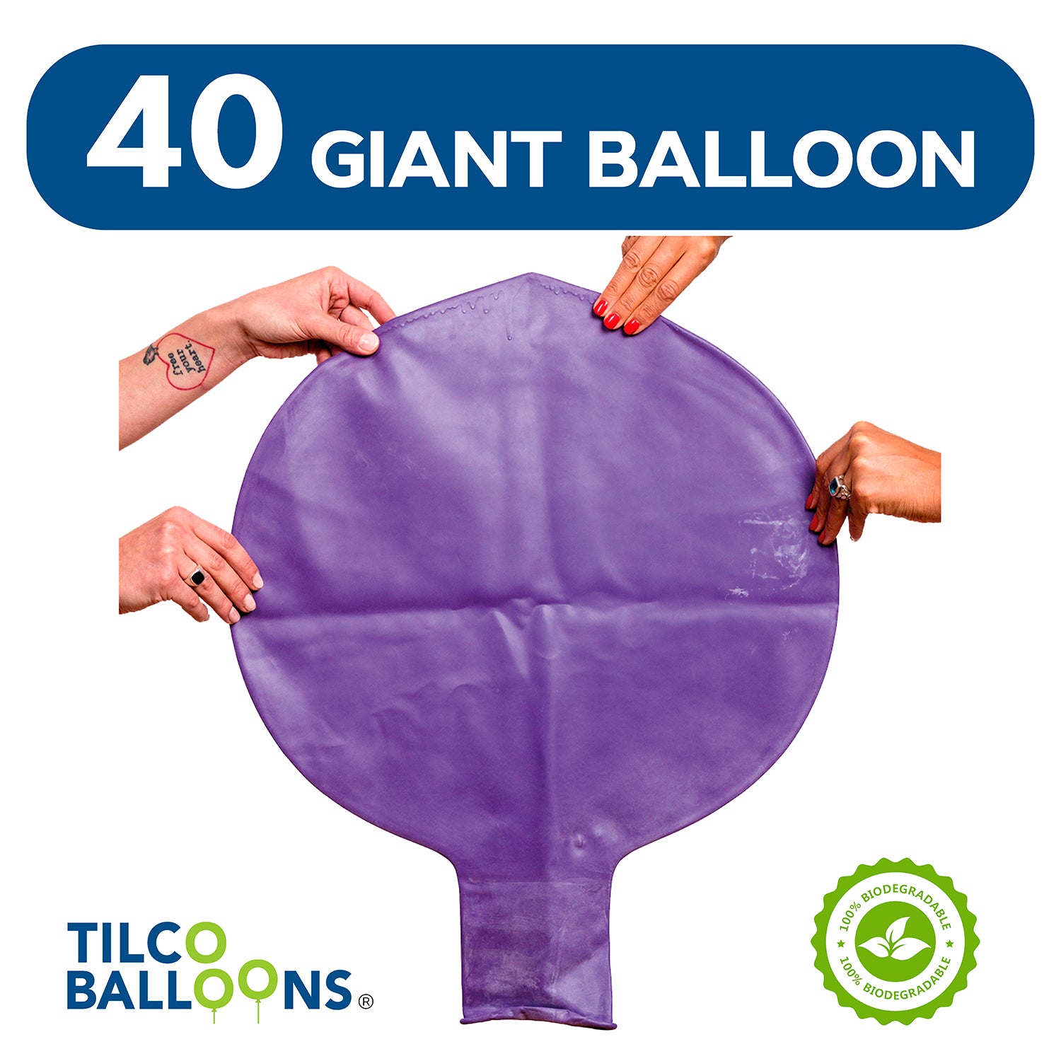 72" giant bright purple wholesale balloon quantity
