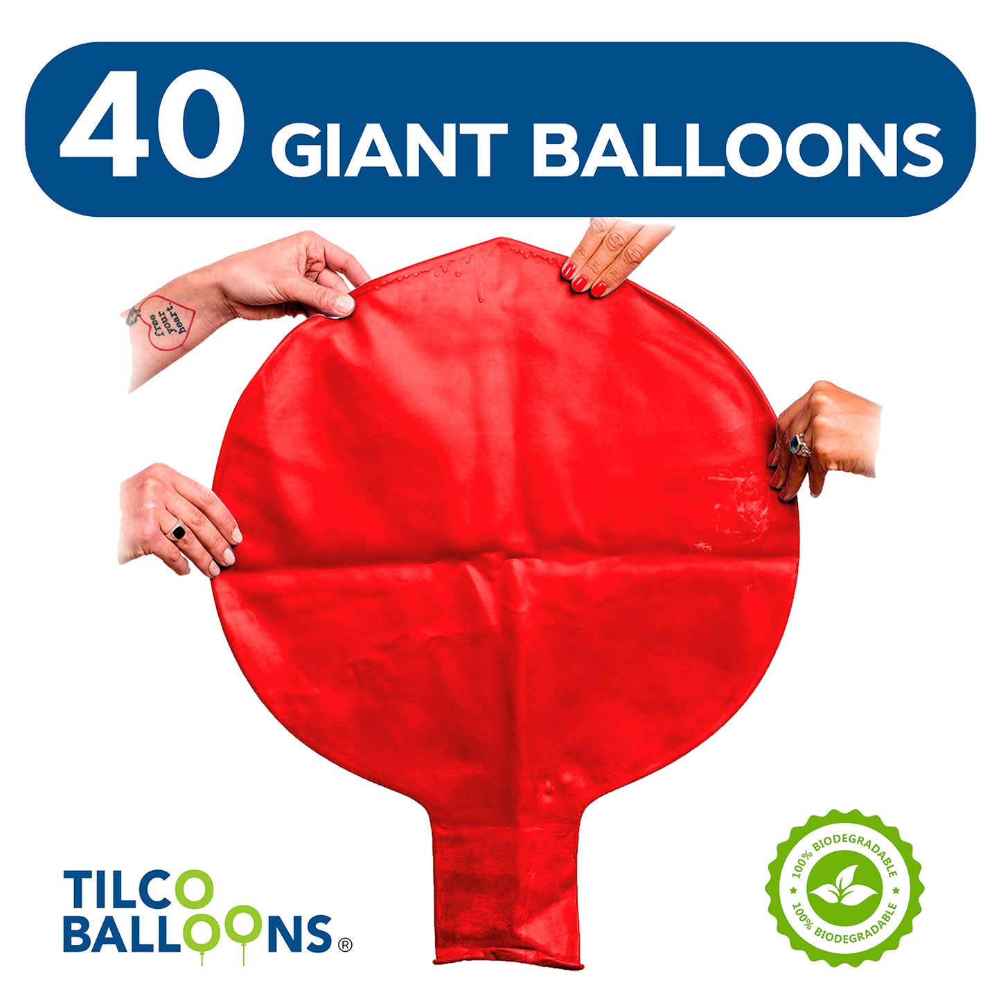 72" giant scarlet red wholesale balloon quantity