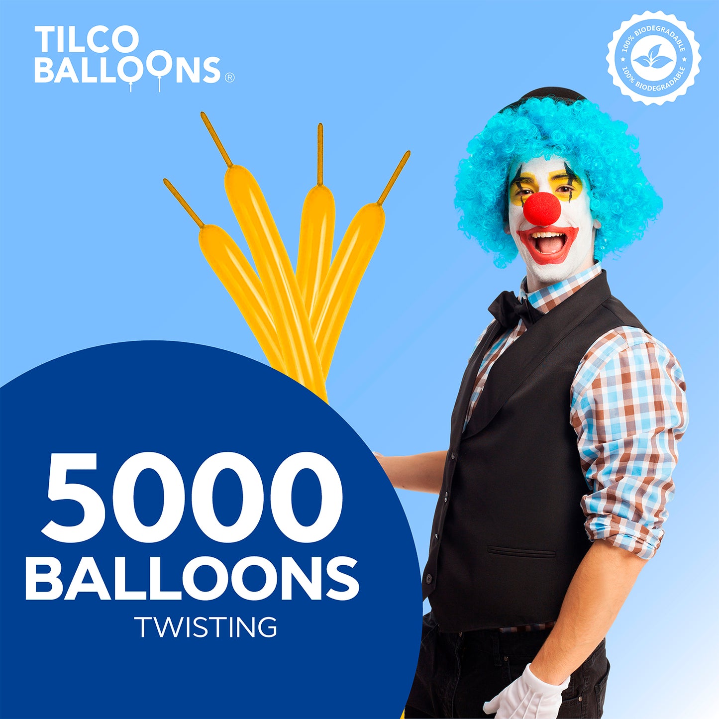 260 Golden Yellow Twisting Wholesale Balloons