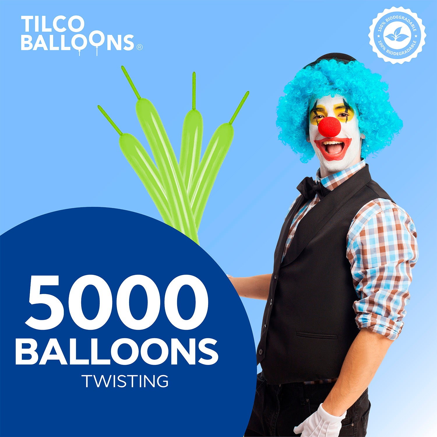 260 Lime Green Twisting Wholesale Balloons