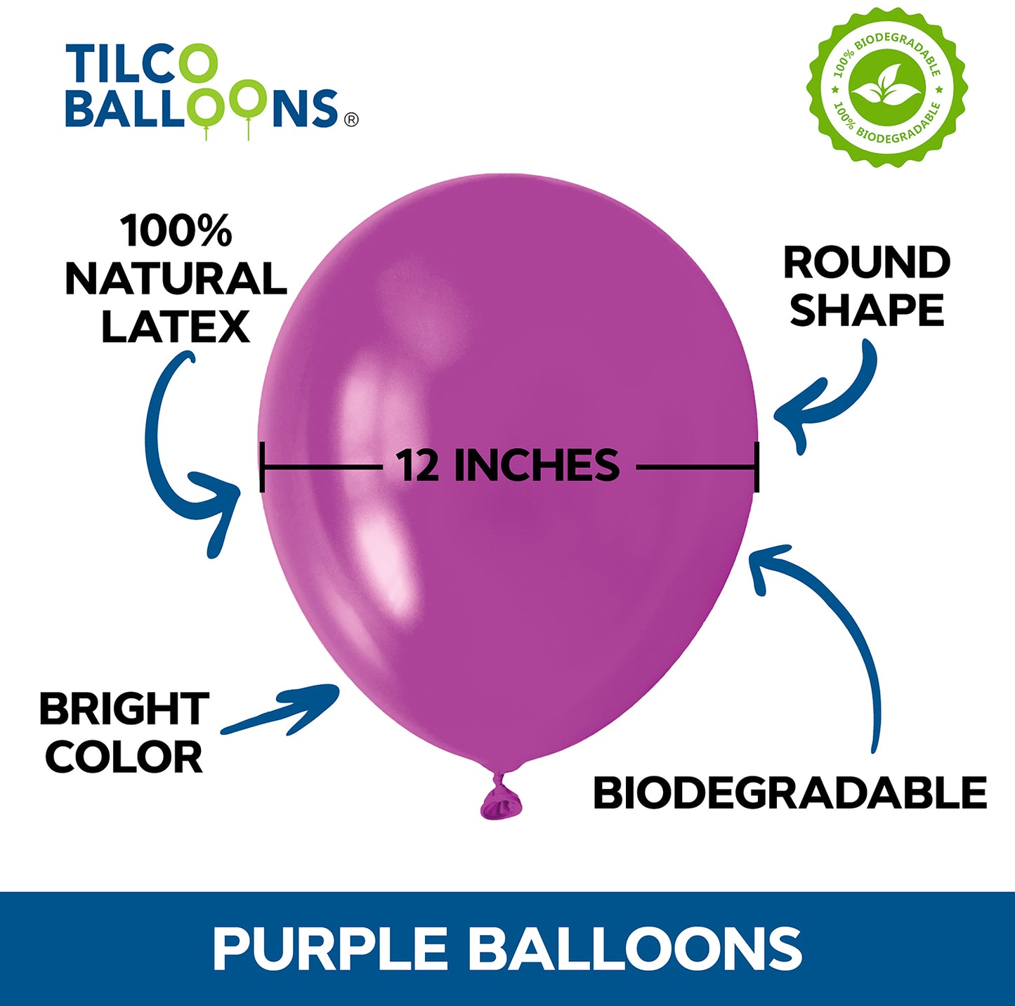 12 Inches Purple Balloon