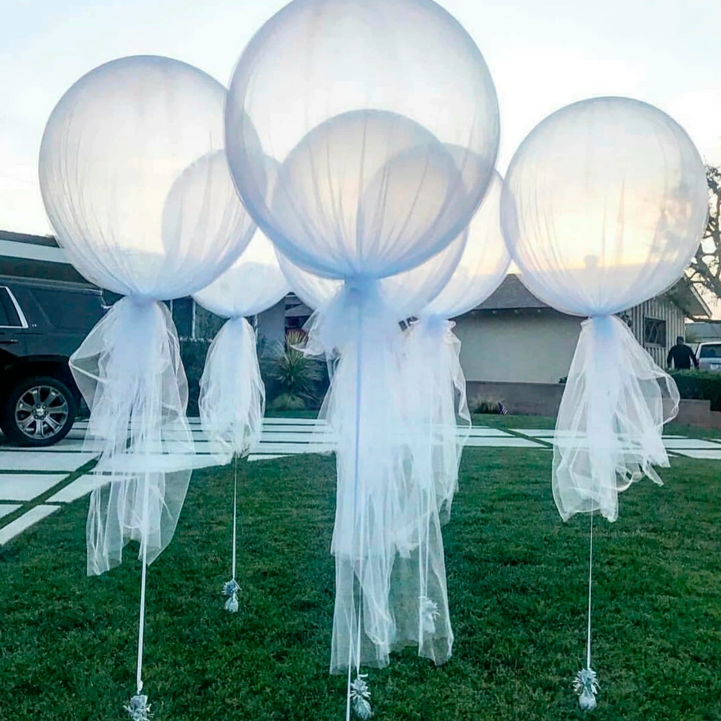 72 Inch Clear Balloon Decoration Ideas