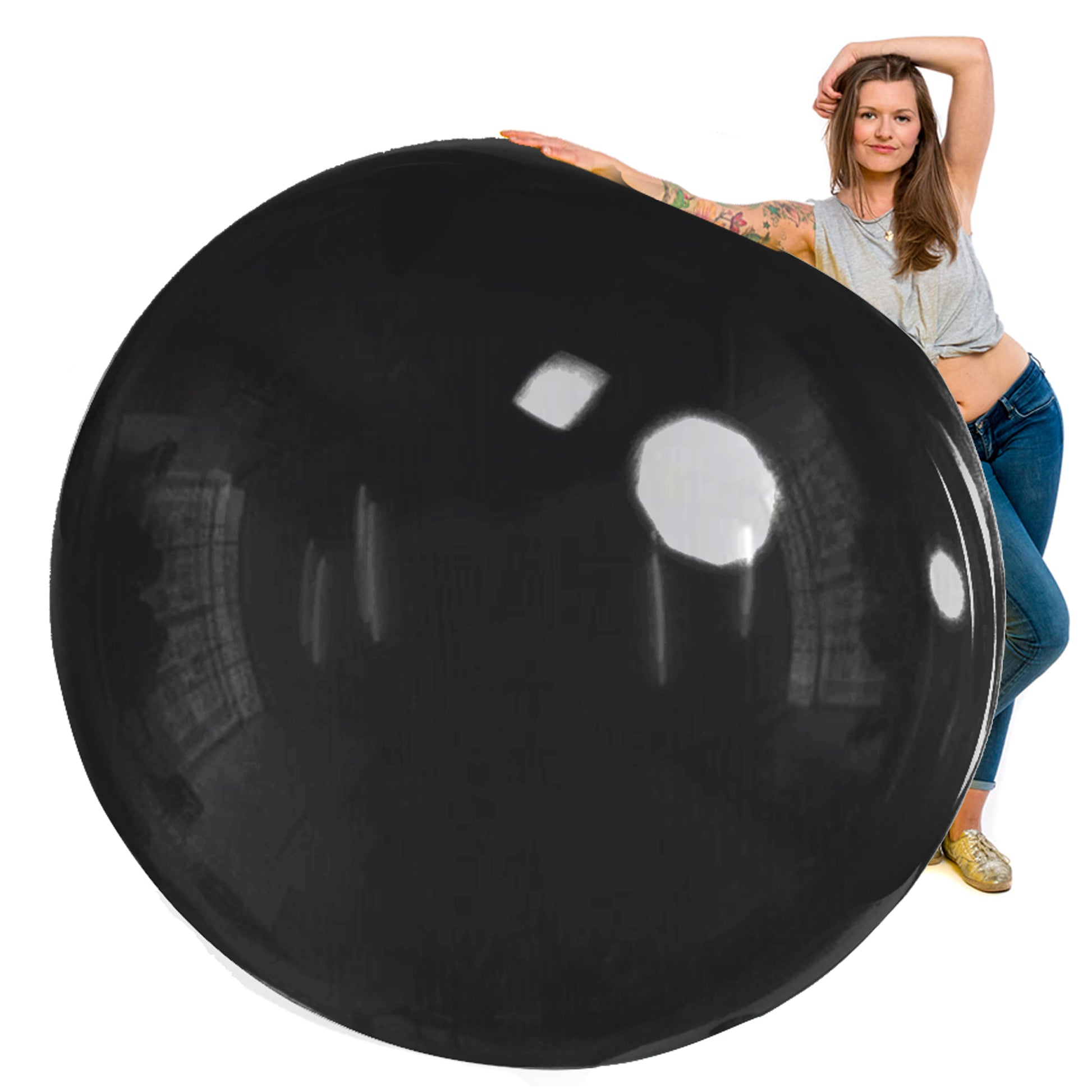 72" giant jet black wholesale balloons