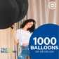 1000 Black Balloons for air or helium