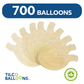 700 Clear Balloons for air or helium