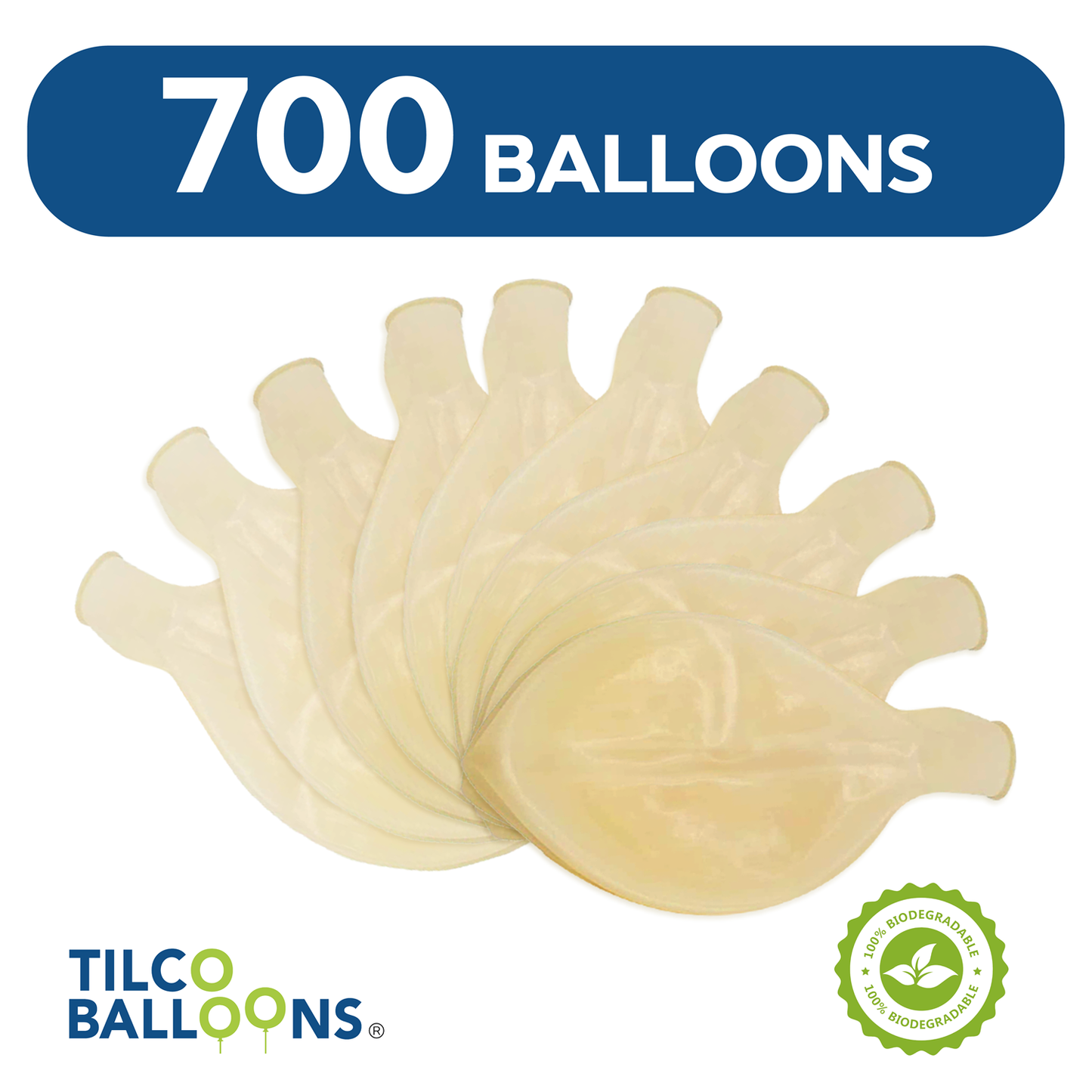 700 Clear Balloons for air or helium