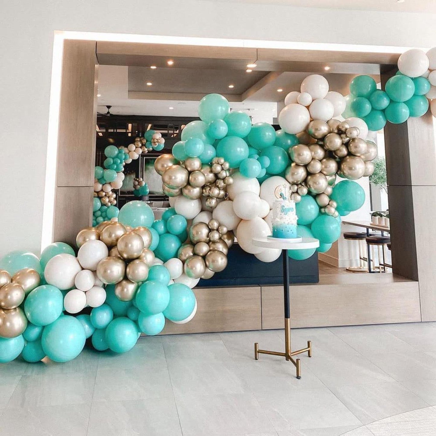 Turquoise Balloons Decorations