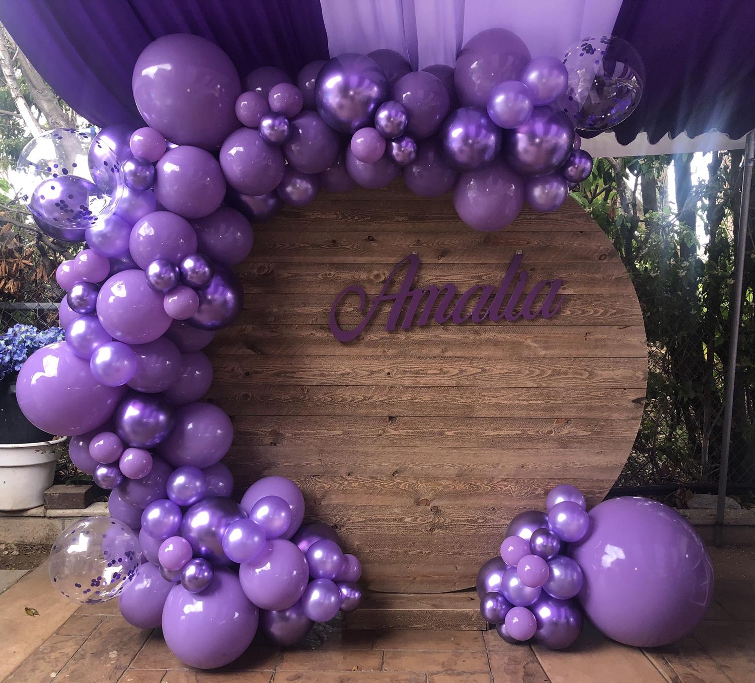 Lilac Balloons Decorations