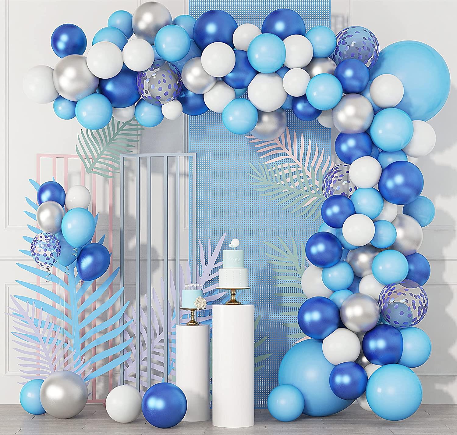 Light Blue Balloons Decorations