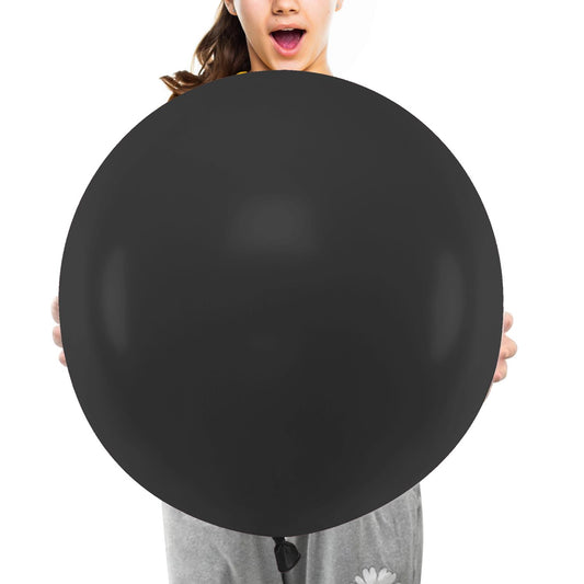 17 inches black balloons