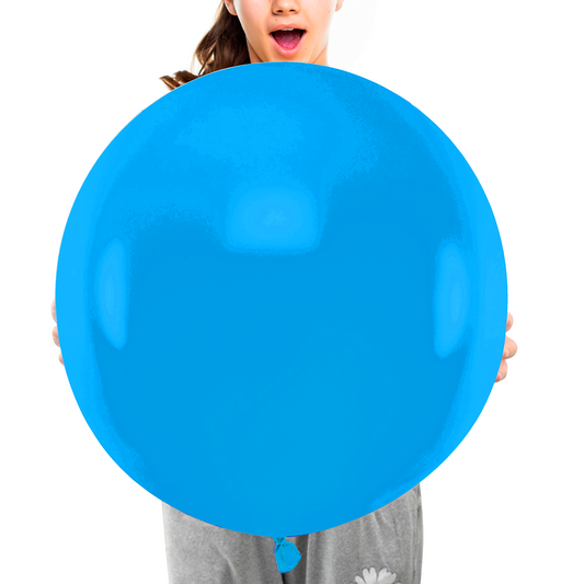 17 inches light blue balloons