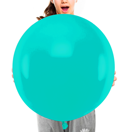 17 inches turquoise balloons