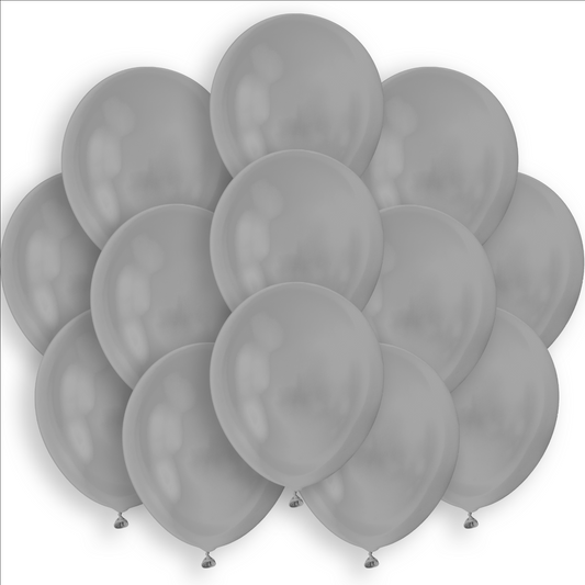 12 inches silver balloons