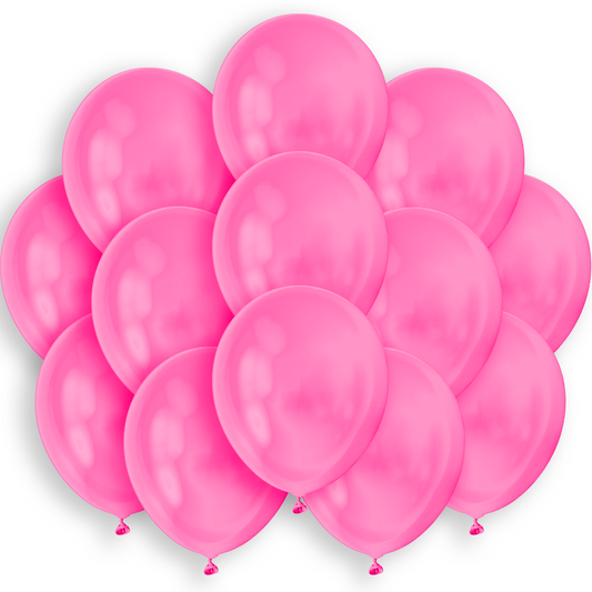 9 inches pink balloons