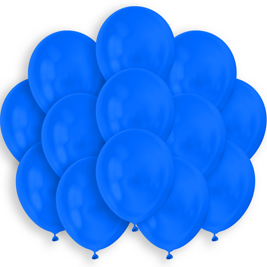 9 inches blue balloons