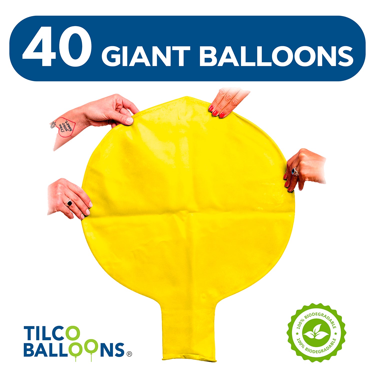 72" giant golden yellow wholesale balloon quantity