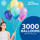 3000 assorted balloons for air or helium