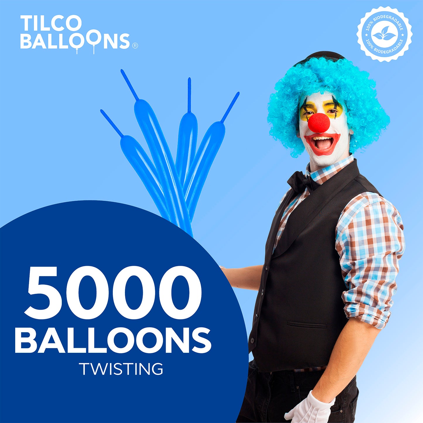 260 Royal Blue Twisting Wholesale Balloons
