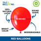 12 Inch Red Balloons