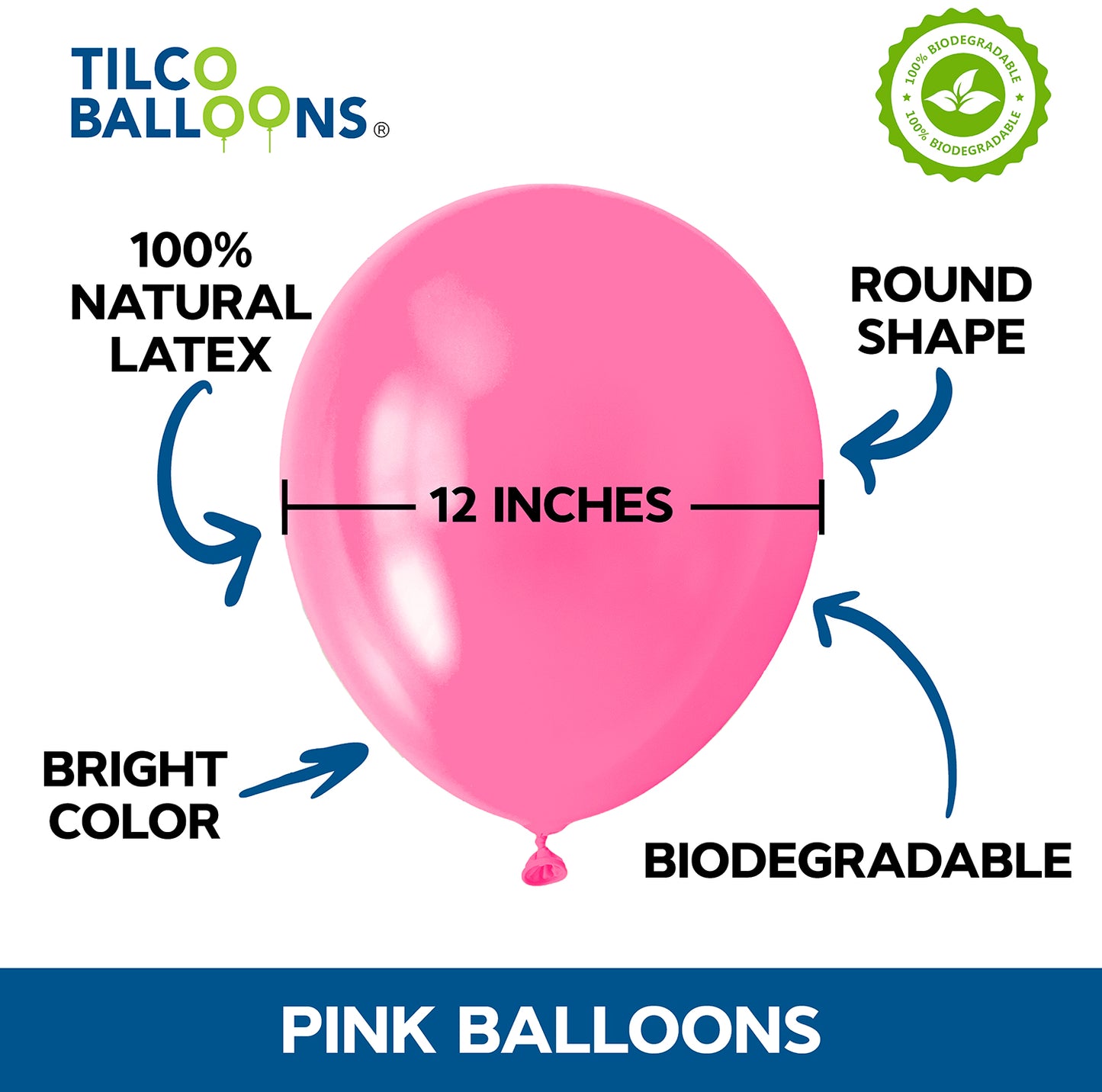 12 Inches Pink Balloon