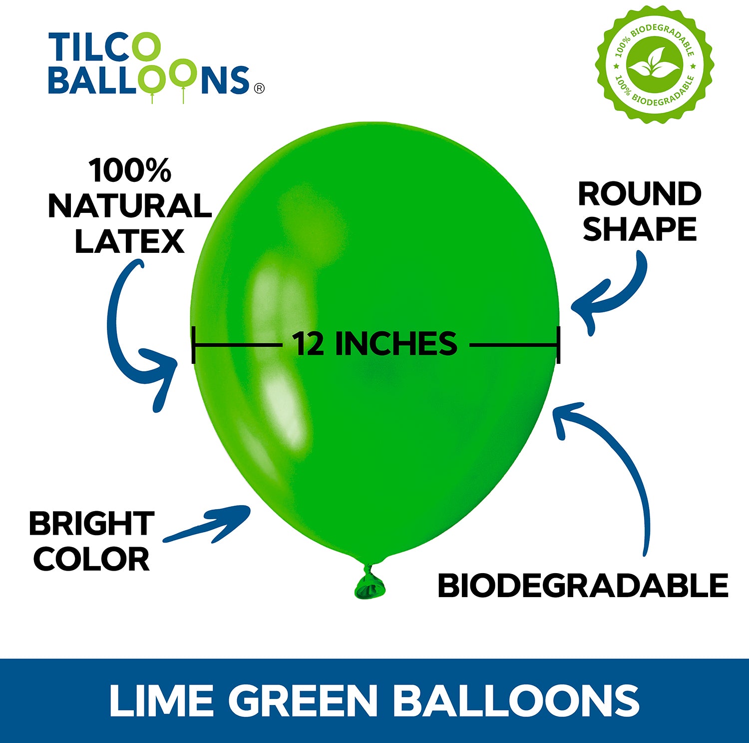 12 Inches Green Balloon