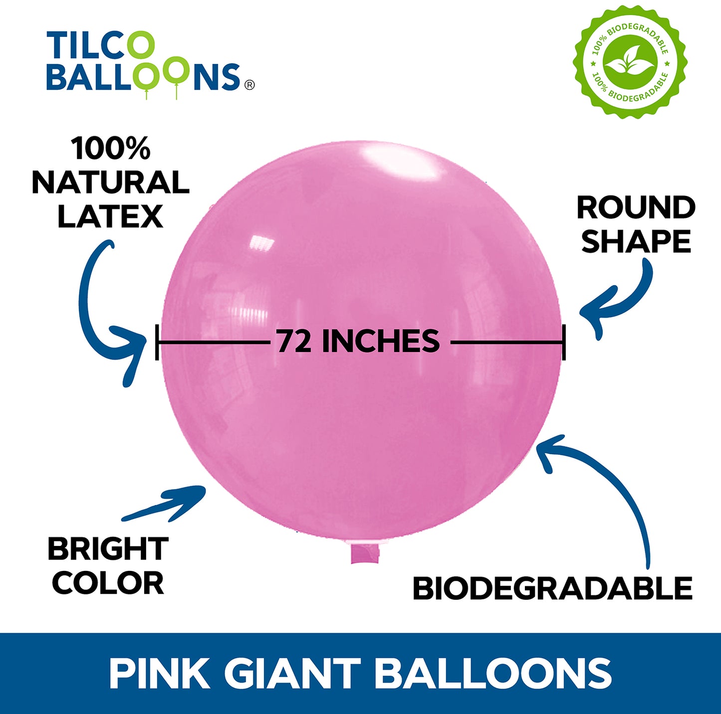 72" giant flamingo pink wholesale balloon description