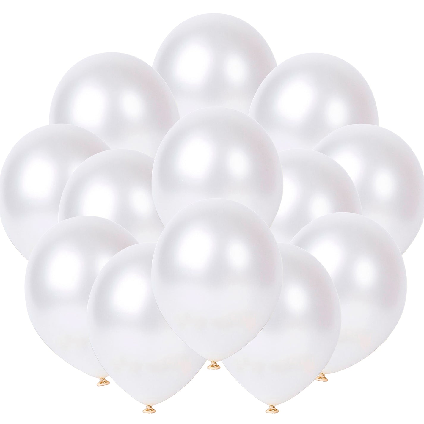 12 inch White Pearled Balloons (3000pcs) – Tilco Balloons